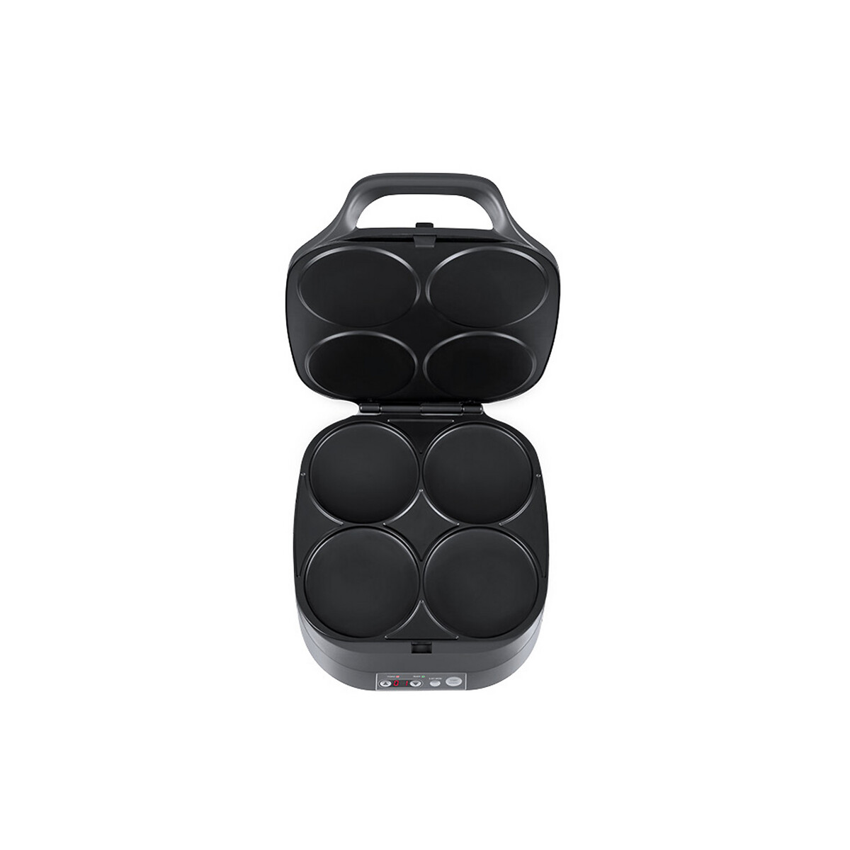 Máquina de panquecas e snacks, 4 concavidades, 4906FL, da Flama preto , FLAMA