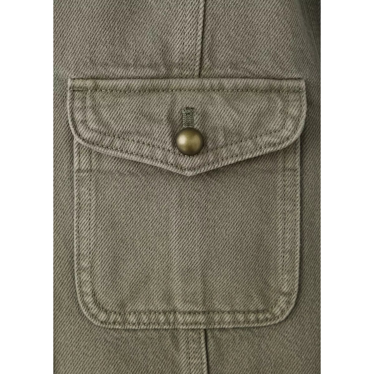 Veste jean poches kaki, MANGO TEEN