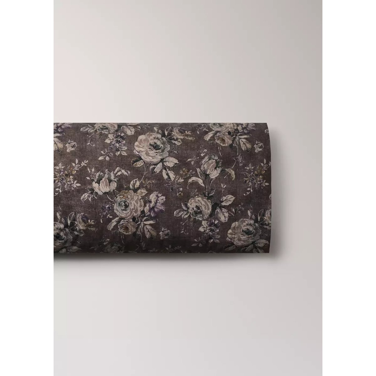 Taie d’oreiller en imprimé fleuri 45x110 cm marron, MANGO HOME
