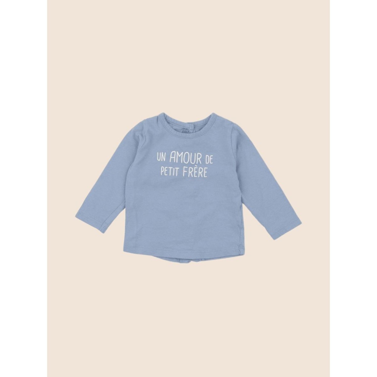 Tee-shirt - Etat satisfaisant bleu, VERTBAUDET