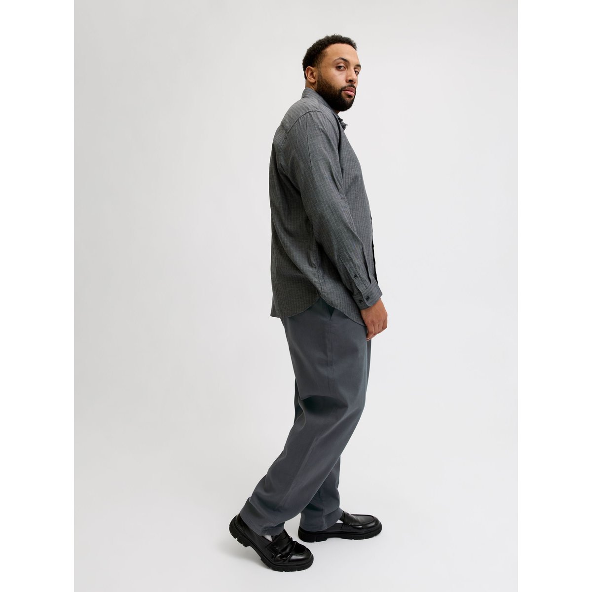 Pantalon Coupe Décontractée grise - woodland gray, JACK & JONES