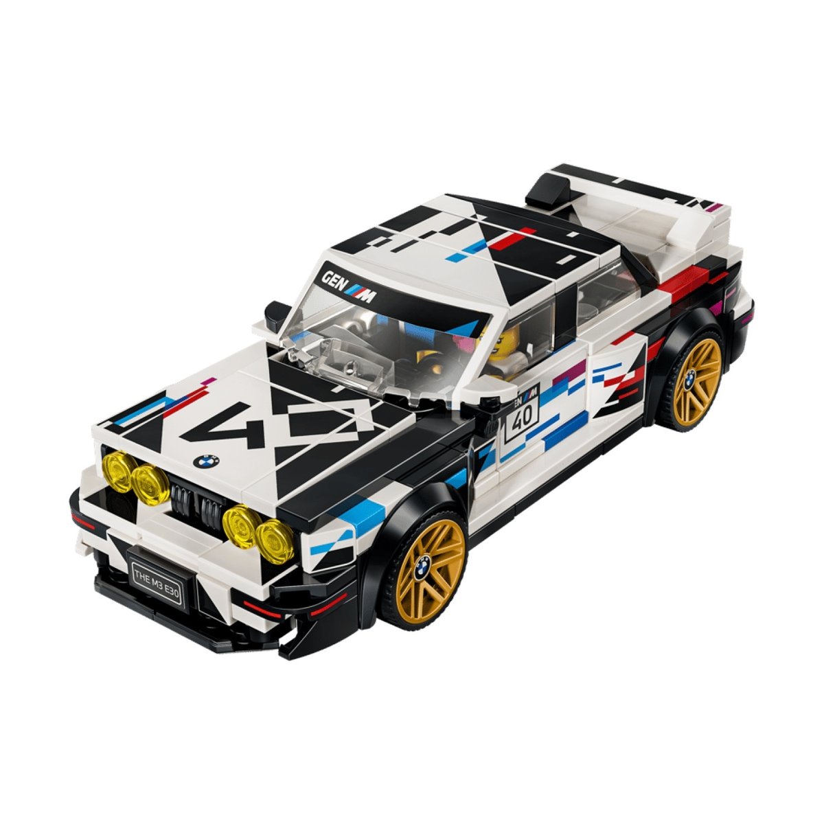 Voiture BMW M3 (E30) multicolore, LEGO
