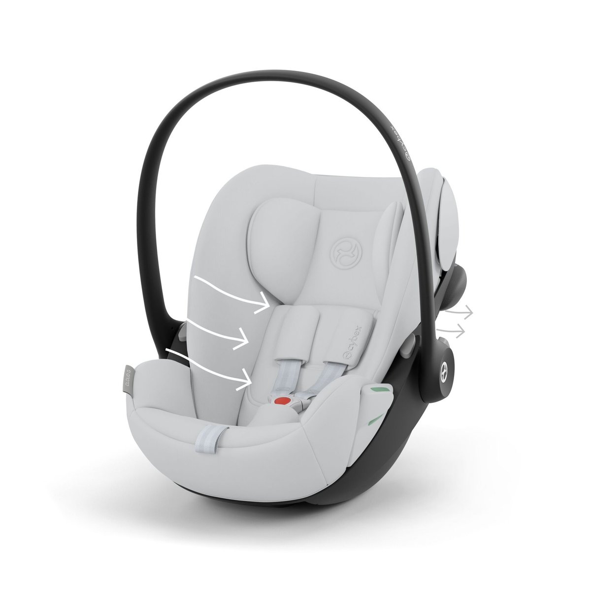 Siège auto CLOUD G I-SIZE fog grey | light grey, CYBEX