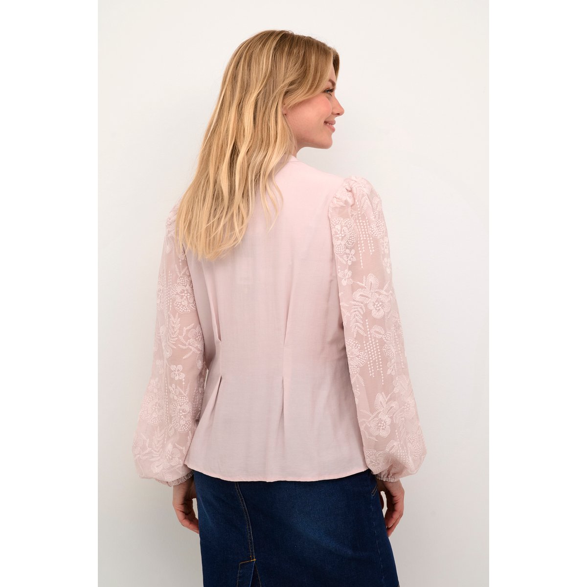 Long sleeved shirt rose rale mauve, CULTURE