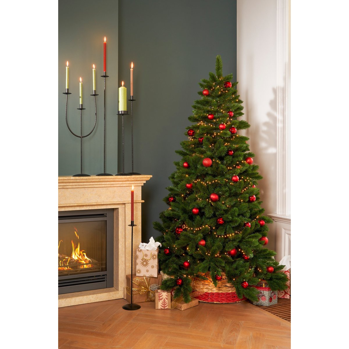 Sapin de Noël H215 cm TSUGA vert, TRIUMPH TREE