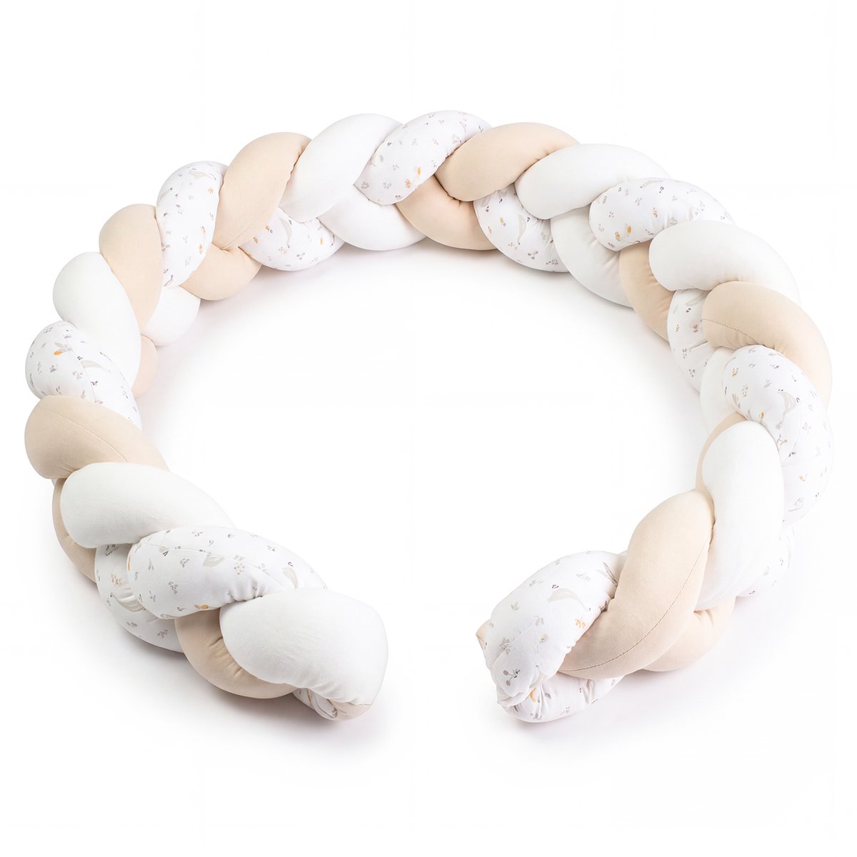 Tresse de lit universelle, tour de lit SIDONIA beige, SEVIRA KIDS