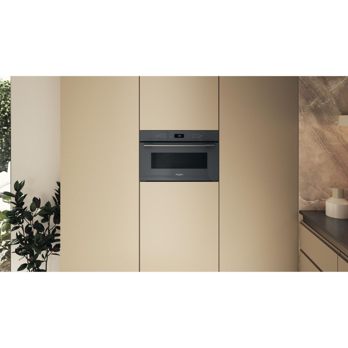 Micro ondes encastrable WMD7O4TSGF couleur unique, WHIRLPOOL