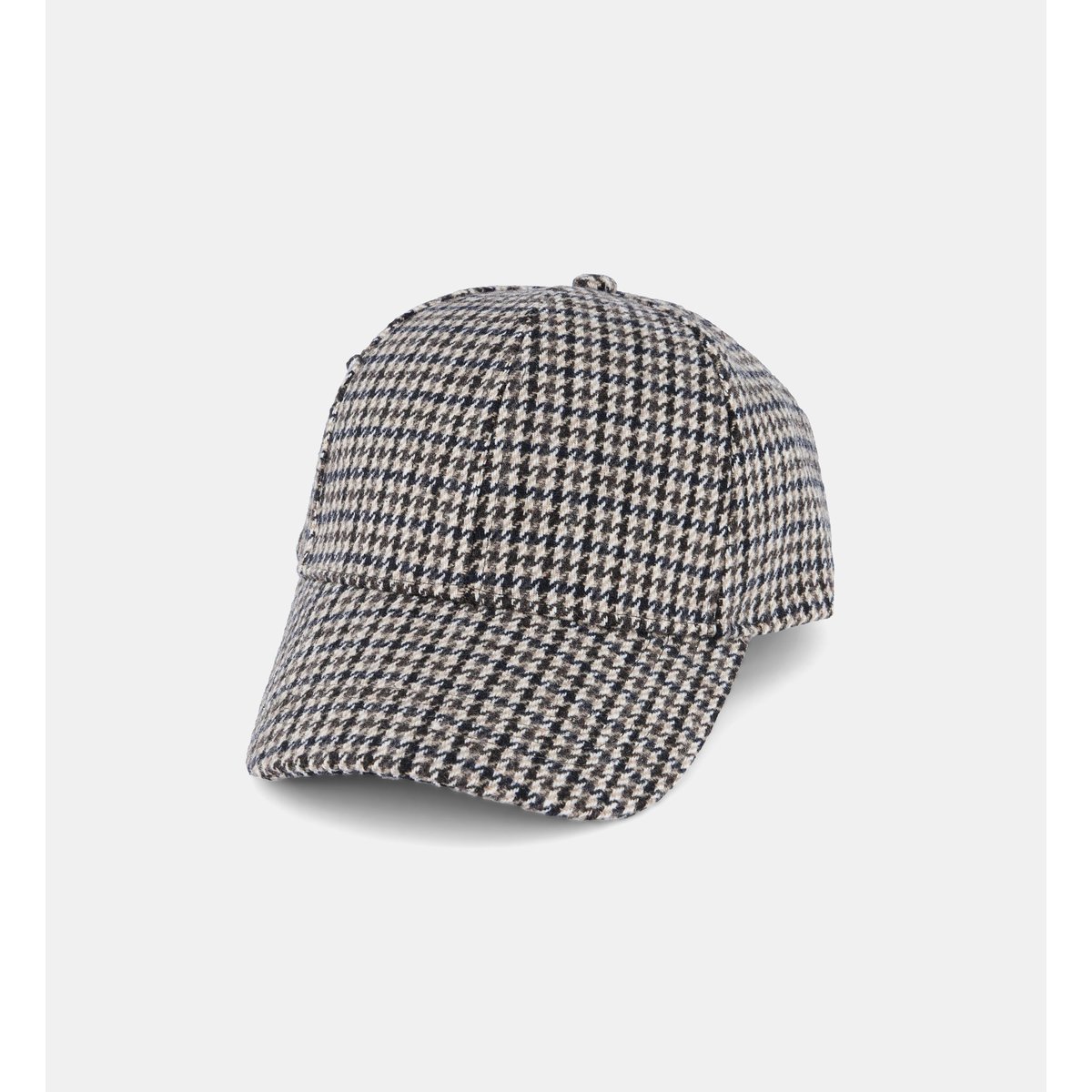Casquette marley pied-de-poule feutrée beige, GALERIES LAFAYETTE