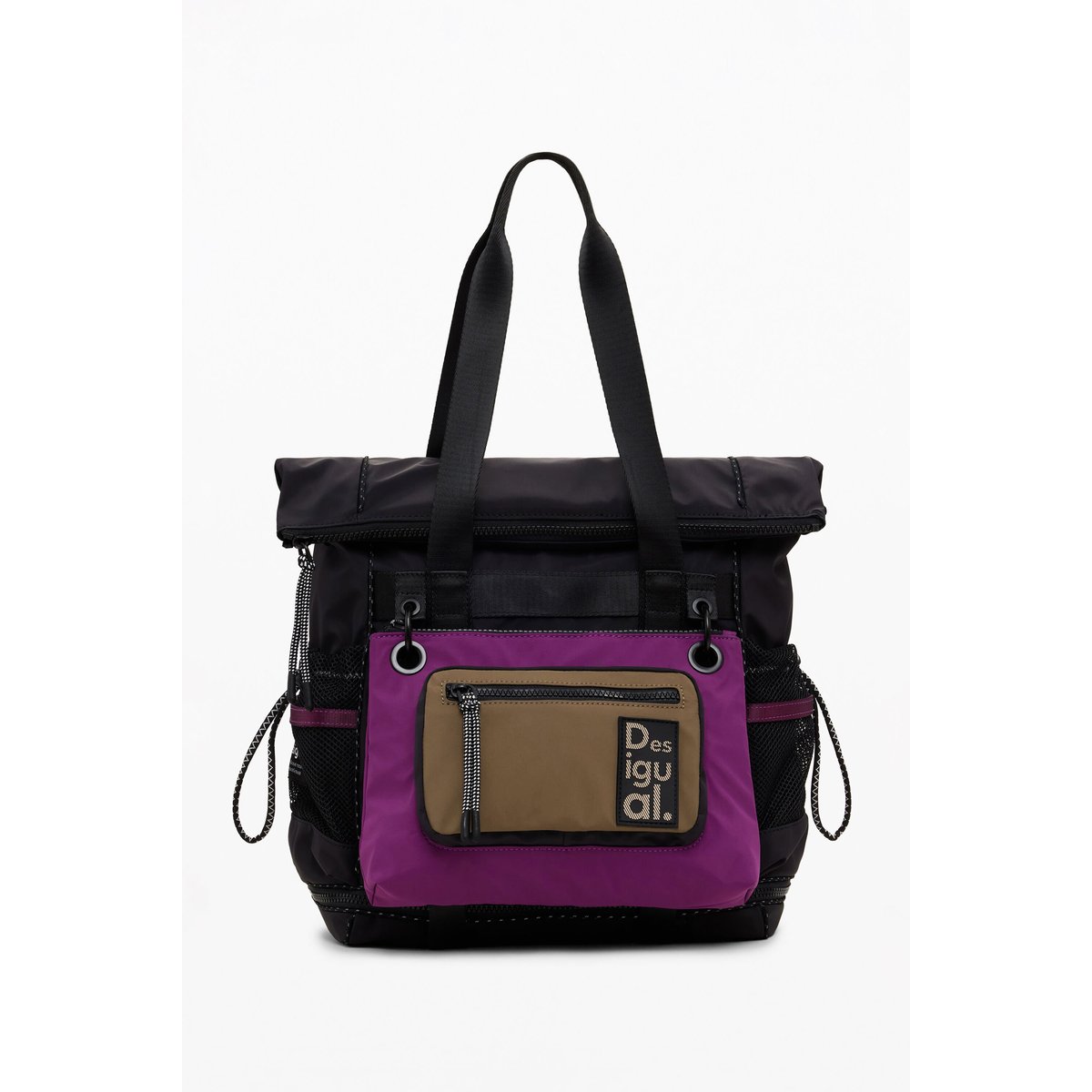 Grand sac à dos Voyager multiposition noir, DESIGUAL
