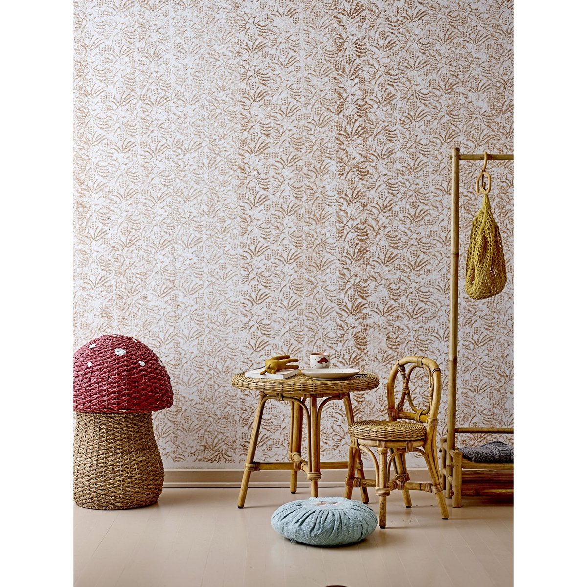 Cintre enfant en rotin Aranya nature marron, BLOOMINGVILLE