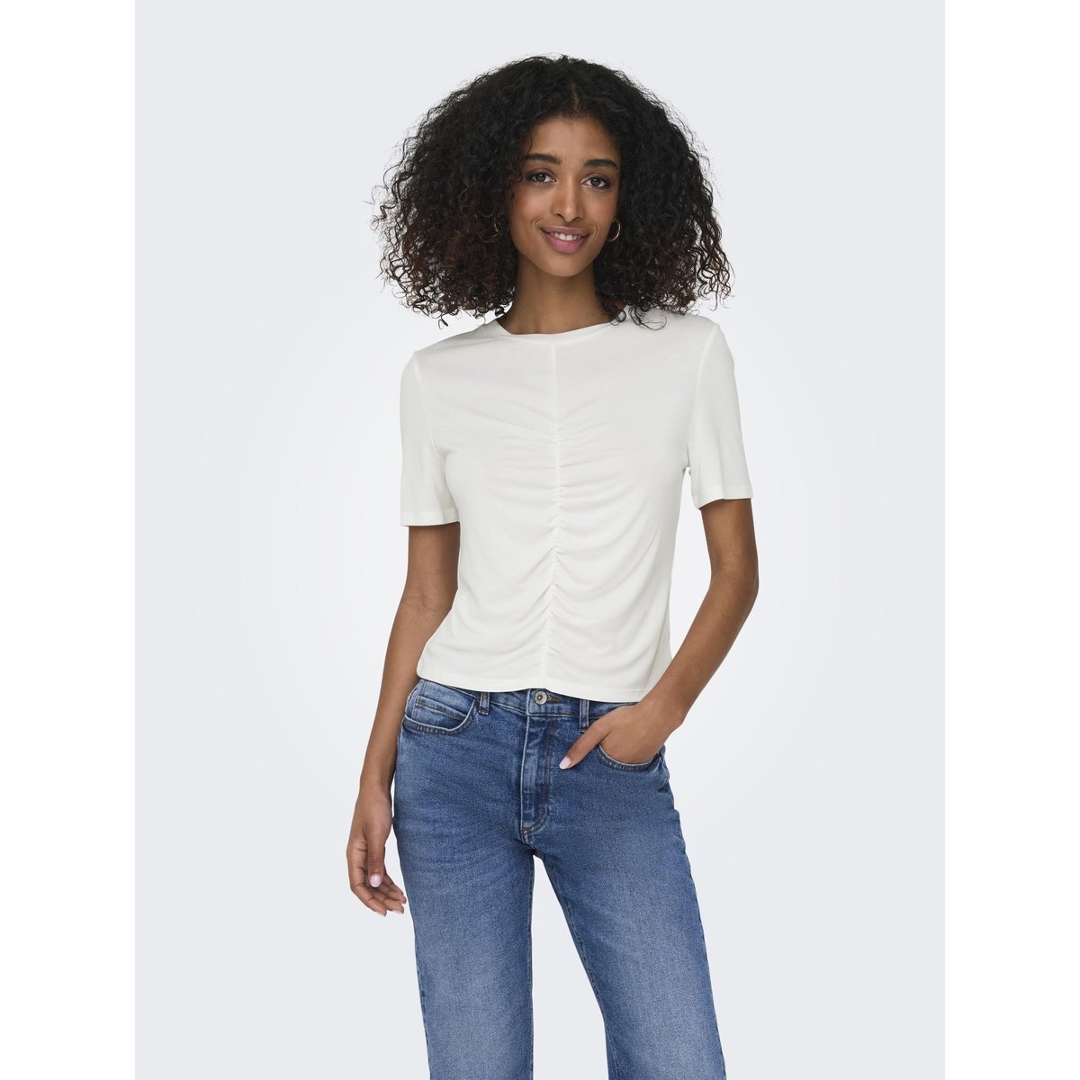 T-Shirt cloud dancer, ONLY