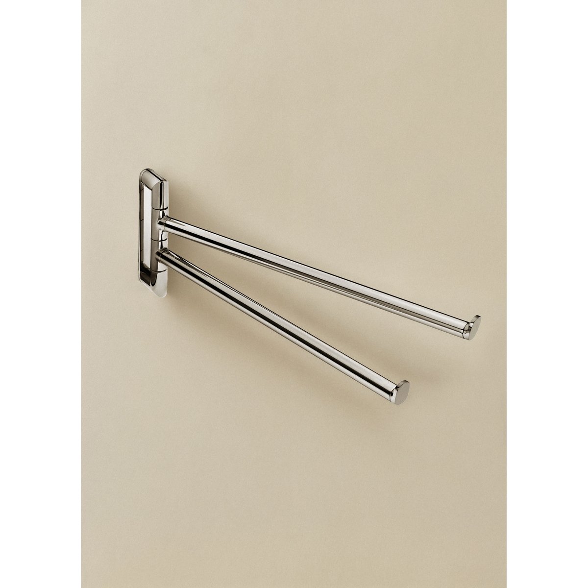 Porte Serviette Latéral Pivotant Double mural  MICRA chrome, COSMIC
