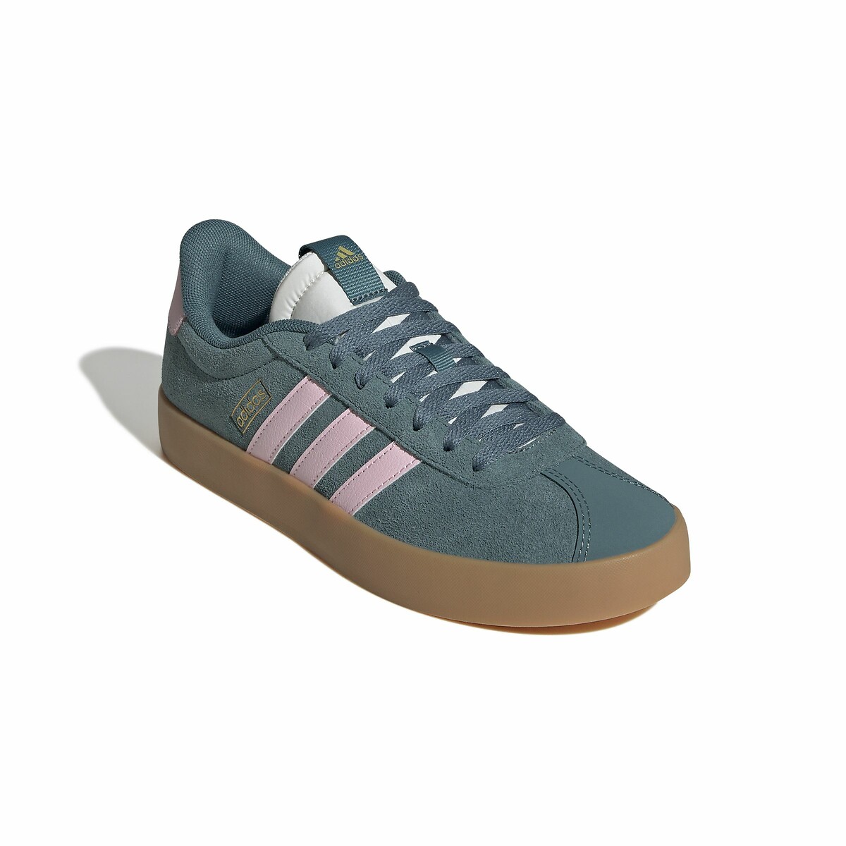 Baskets VL Court 3.0 vert/rose, ADIDAS SPORTSWEAR