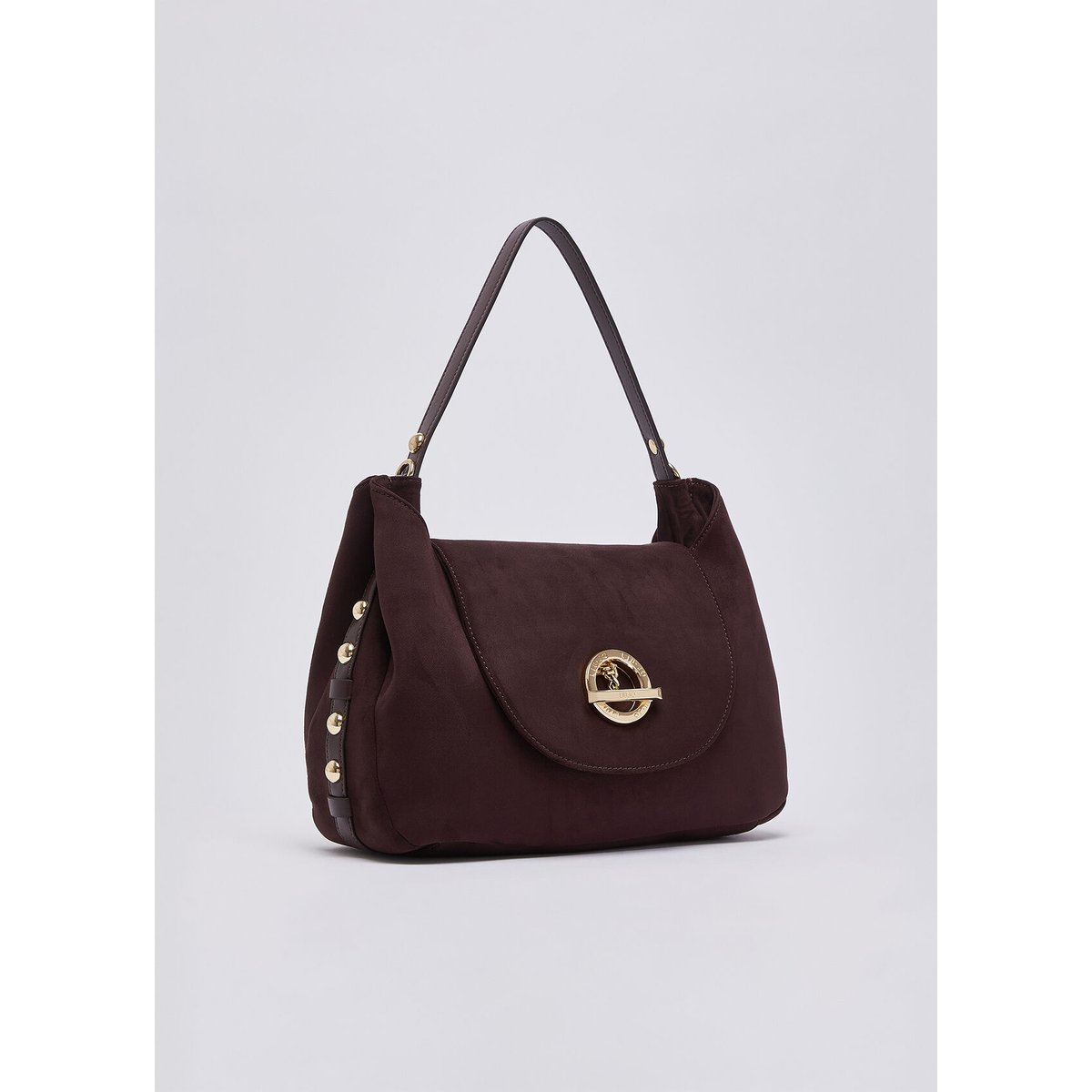 Sac à main moyen aubergine, LIU JO