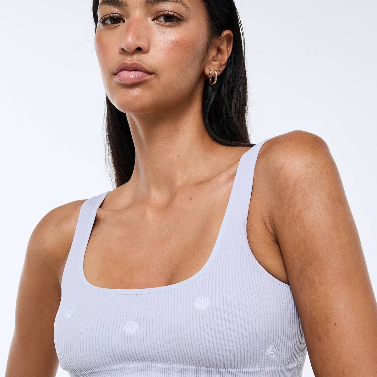 Brassière sans coutures DAISY avec broderie flots, MONOPRIX