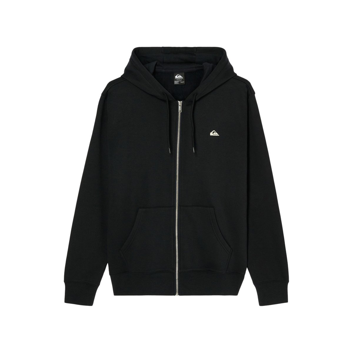 Sweat à capuche zippé BASIC ZIP noir black, QUIKSILVER