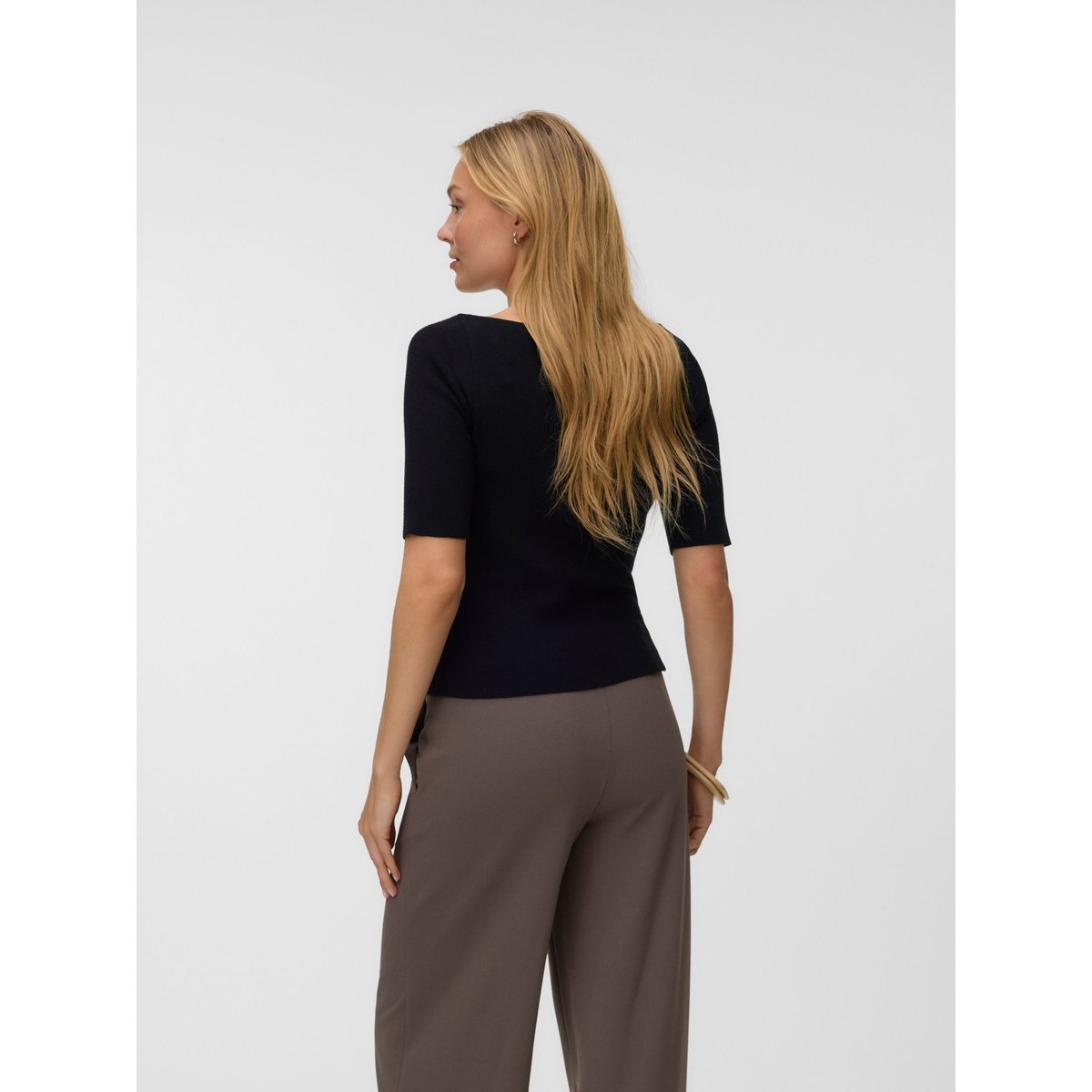 Pull En Maille black 1, VERO MODA