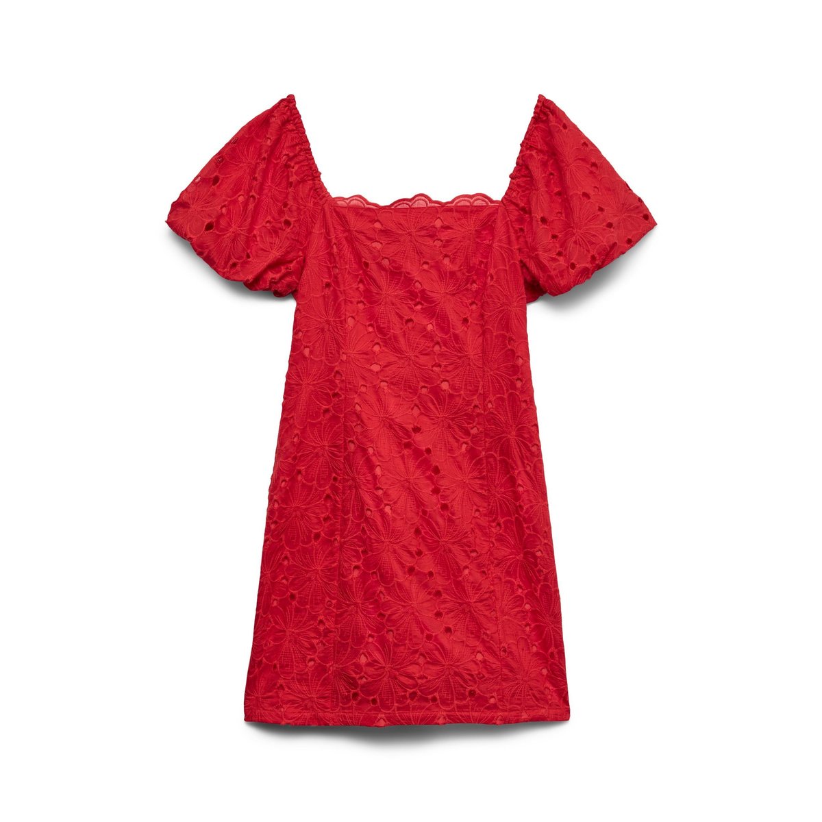 Robe rouge - ribbon red, VERO MODA