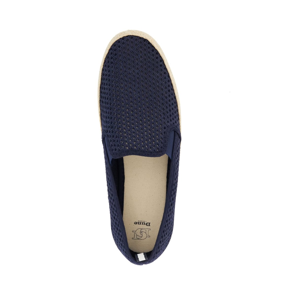 Espadrilles décontractées perforées - FISHERR navy-fabric, DUNE LONDON