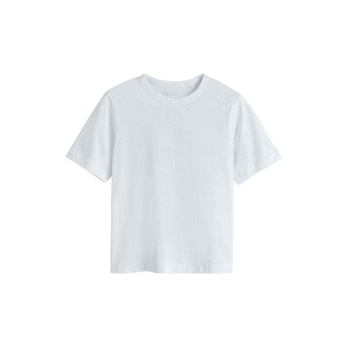 T-shirt girlfriend ras du cou, lot de 5 minéral, NEXT