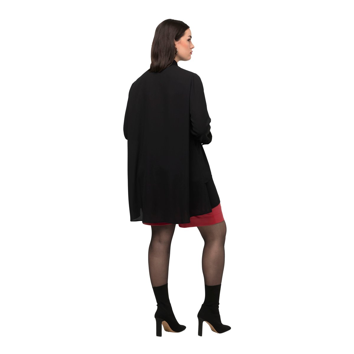 Tunique avec effet de superposition noir, ULLA POPKEN