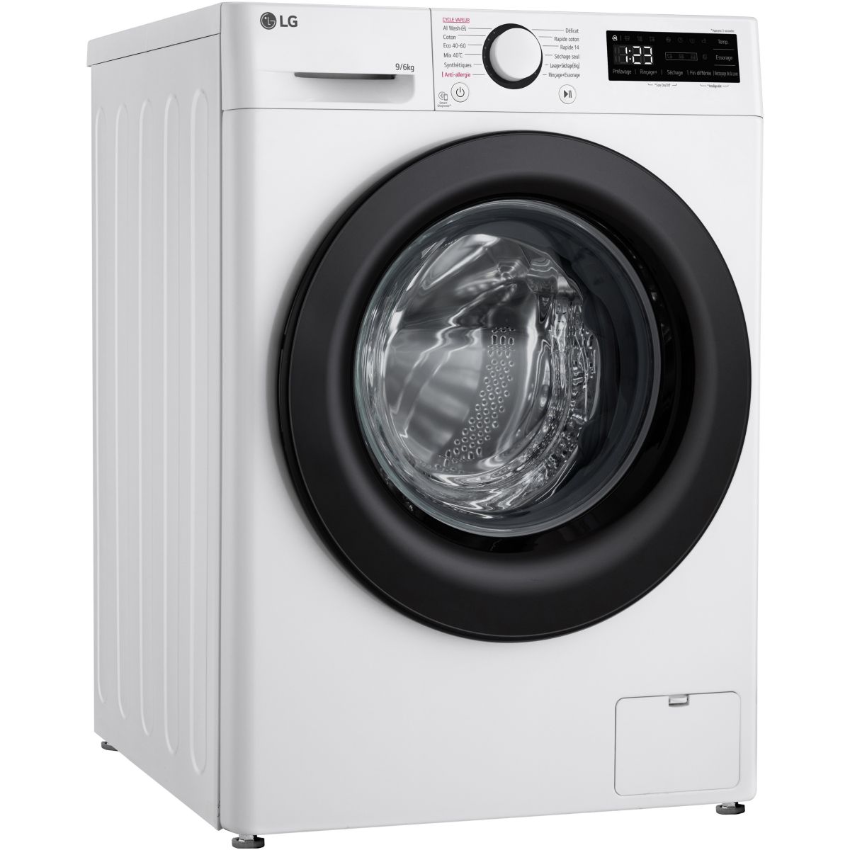 Lave linge séchant hublot F964R35WRS couleur unique, LG