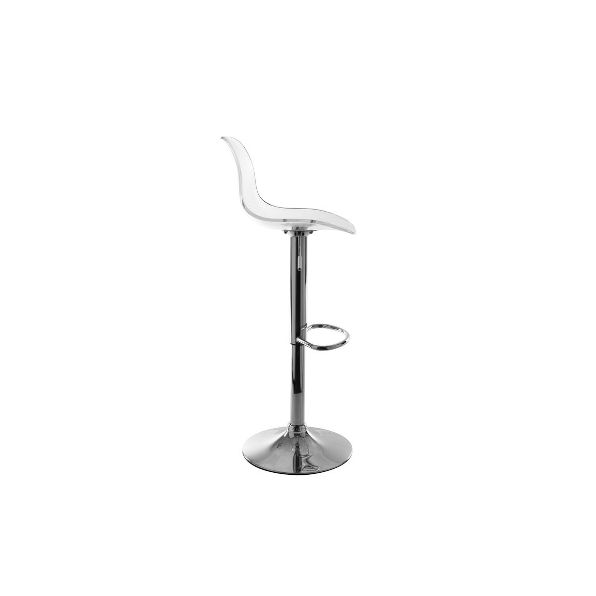 Tabouret de bar transparent GALILEO transparent, MILIBOO