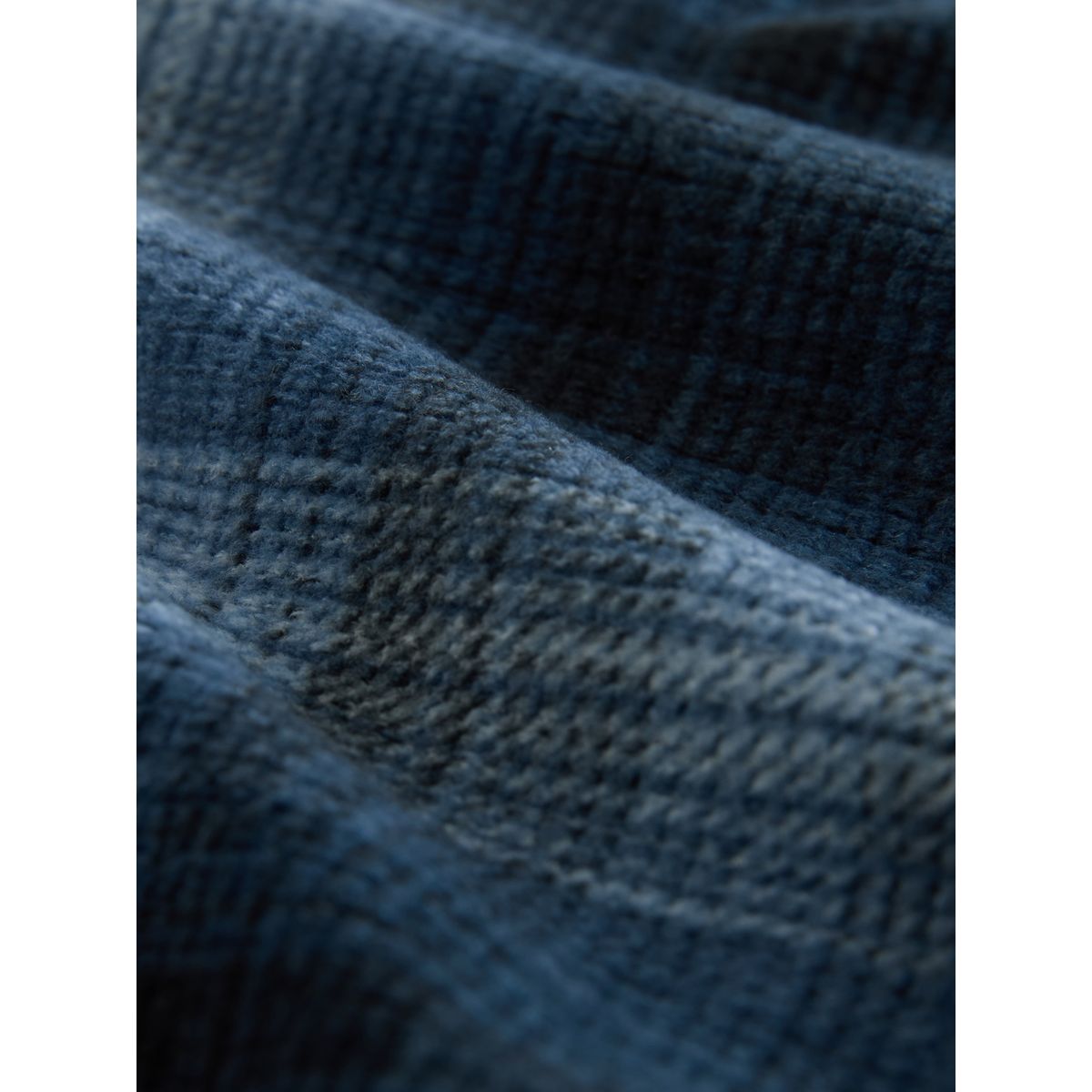 Pyjama motionflex à manches longues carreaux bleu marine, NEXT