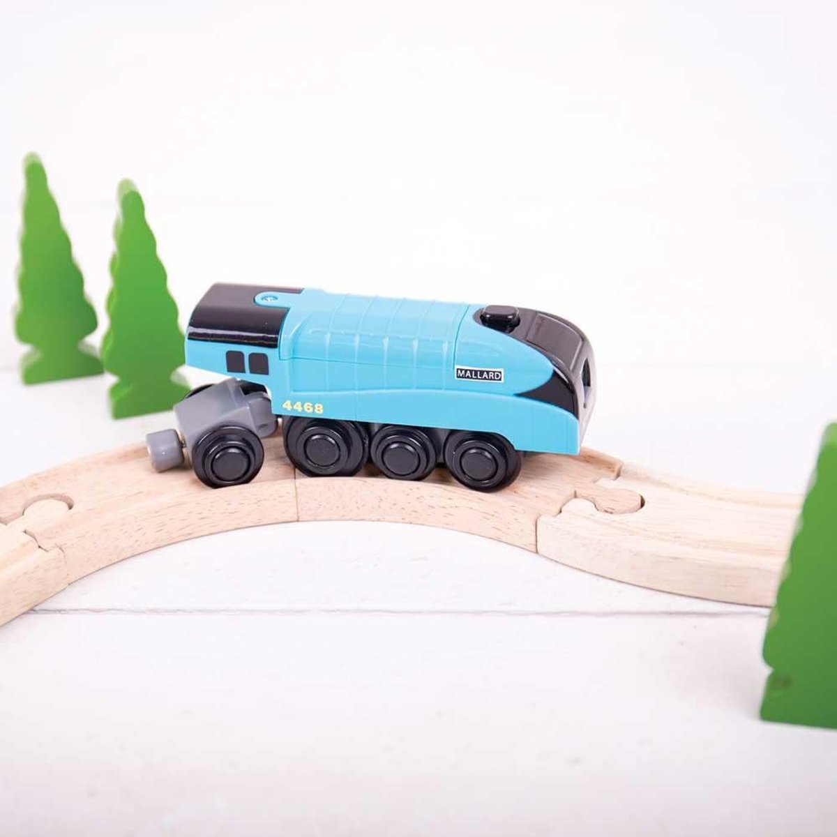 Locomotive à piles Mallard bleue, BIGJIGS