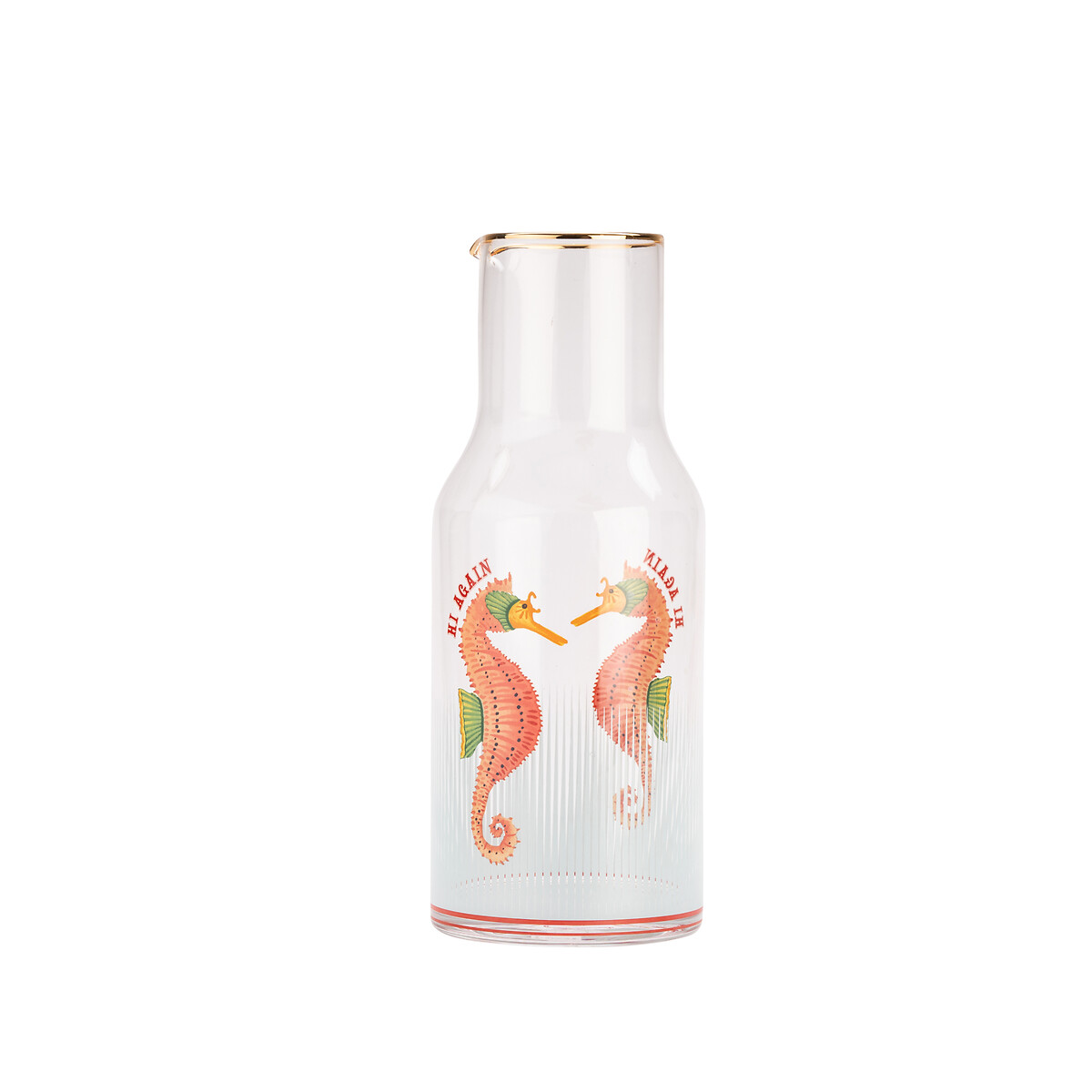 Seahorse Glass Carafe blue, YVONNE ELLEN