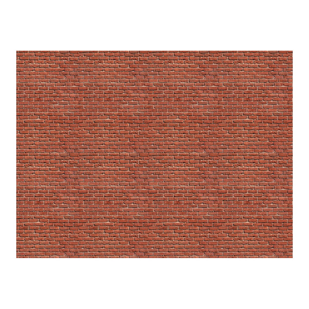 Papier peint intissé panoramique Brick - simple design orange / cuivré, EDEN