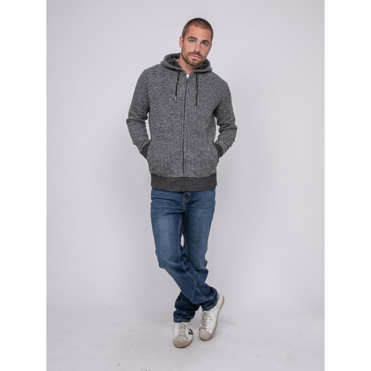 Pull Zippé Capuche Liteddy antra, RITCHIE
