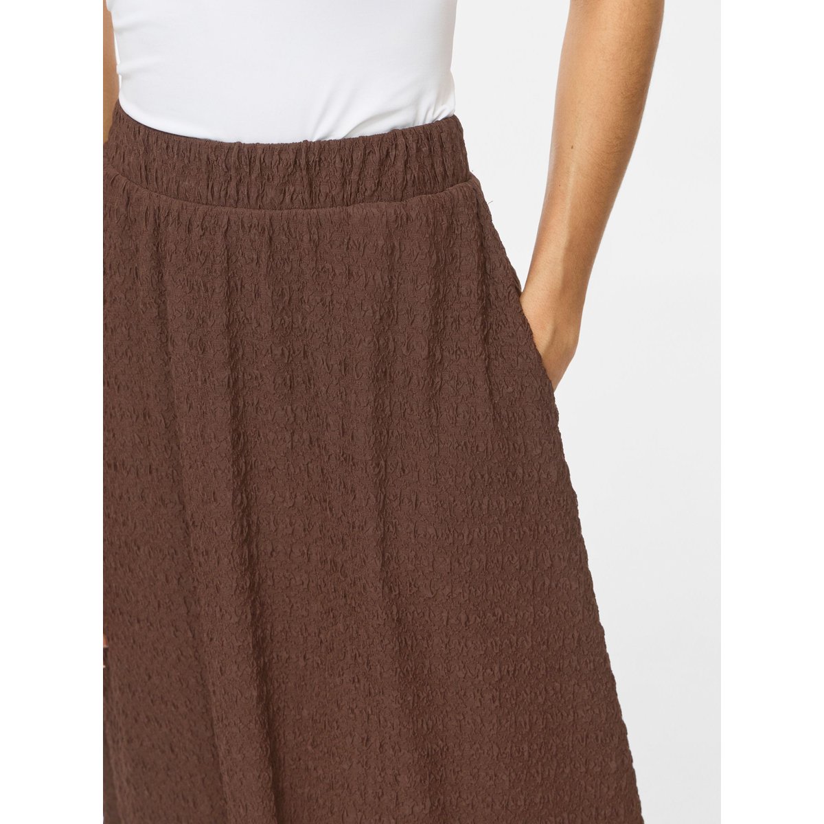 Jupe Longue marron - coffee bean1, VILA