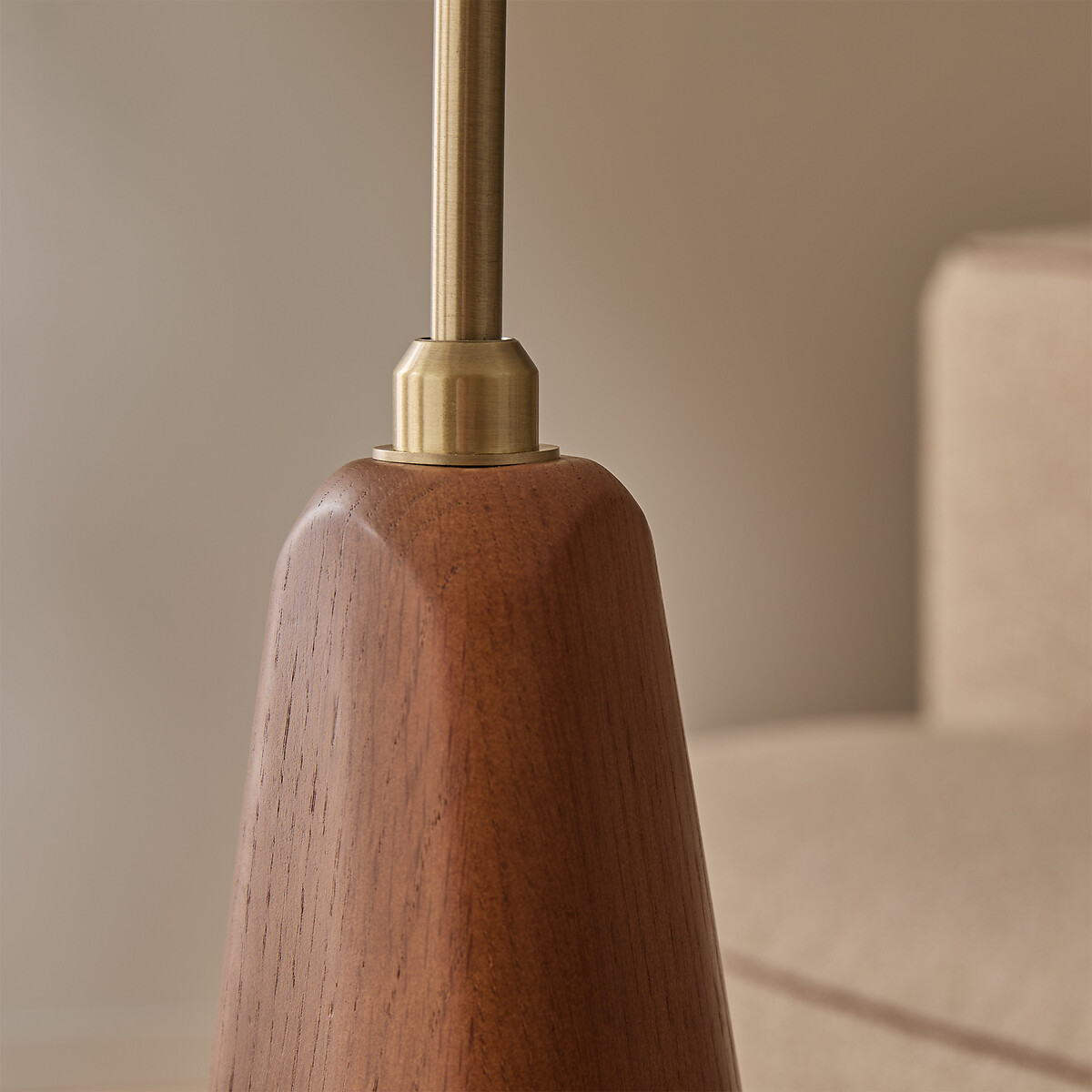 Lampada da terra in rovere massiccio, tinto noce, NESTWOOD noce, AM.PM