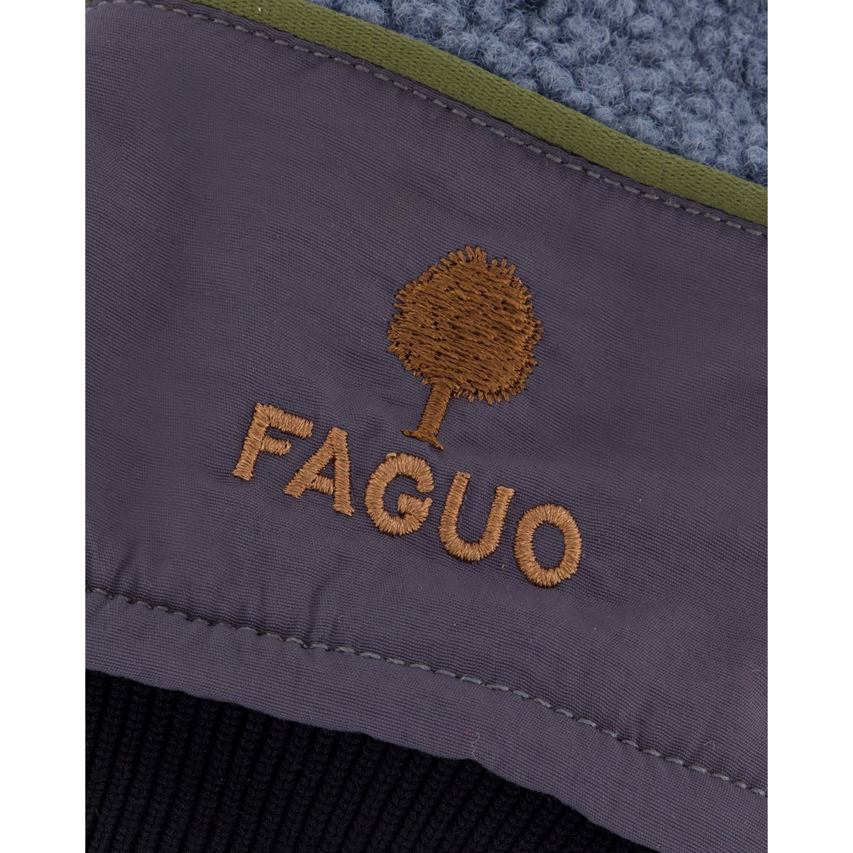 Gants en sherpa bleu marine, FAGUO