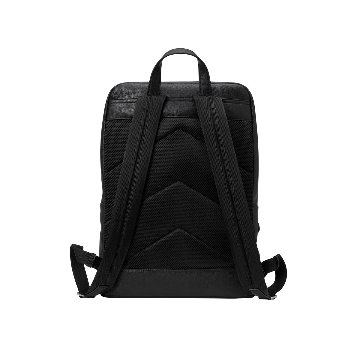 Sac à dos modèle Fabio aspect cuir avec un revêtement à base d'eau noir, MARC O'POLO