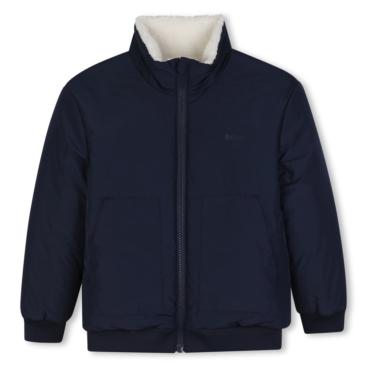 Doudoune réversible ivory, BOSS KIDSWEAR