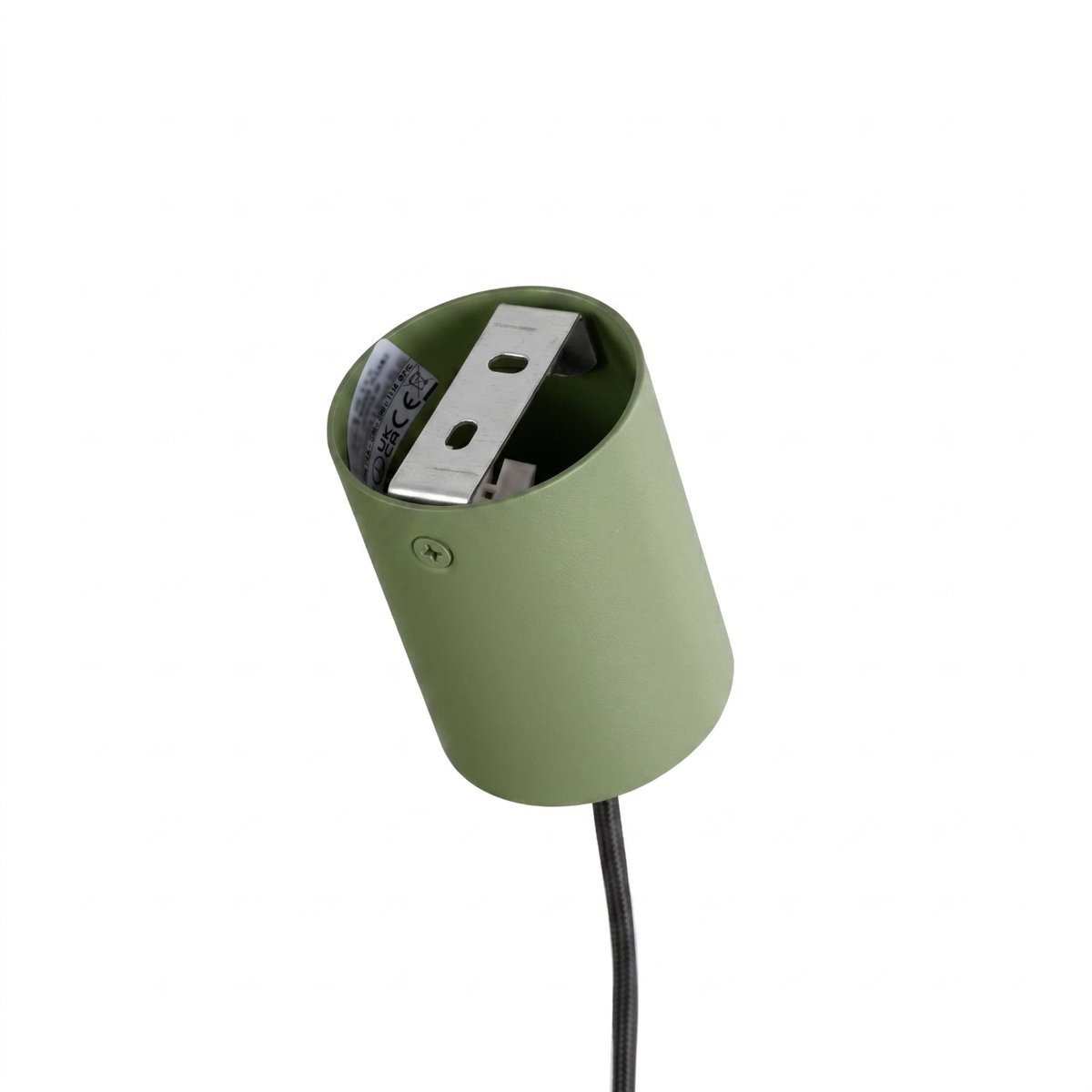 Lustre Aluminium Vert Olive GU10 4 KARBON vert olive, EDEN