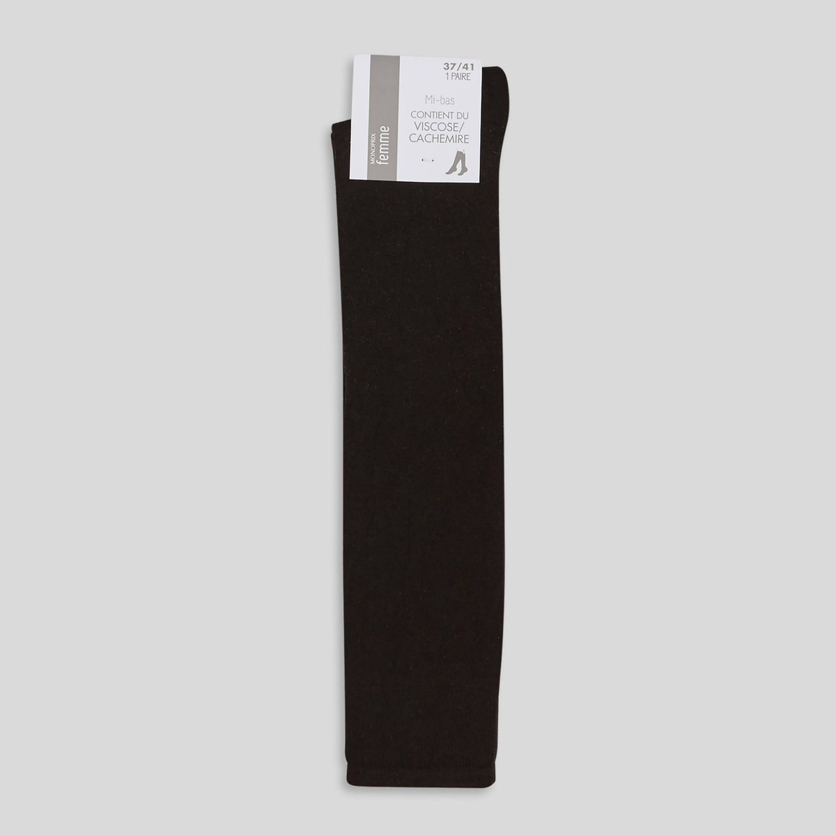 Mi bas uni noir, MONOPRIX