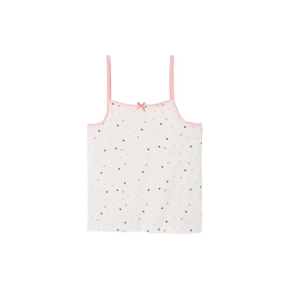 Lot de 3 débardeurs fantaisie Fille rose pâle, VERTBAUDET