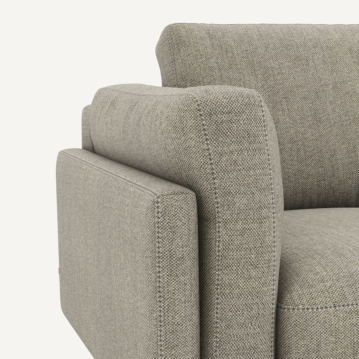 Zetel in tweed, 2-zit, César naturel/lichtgrijs, AM.PM