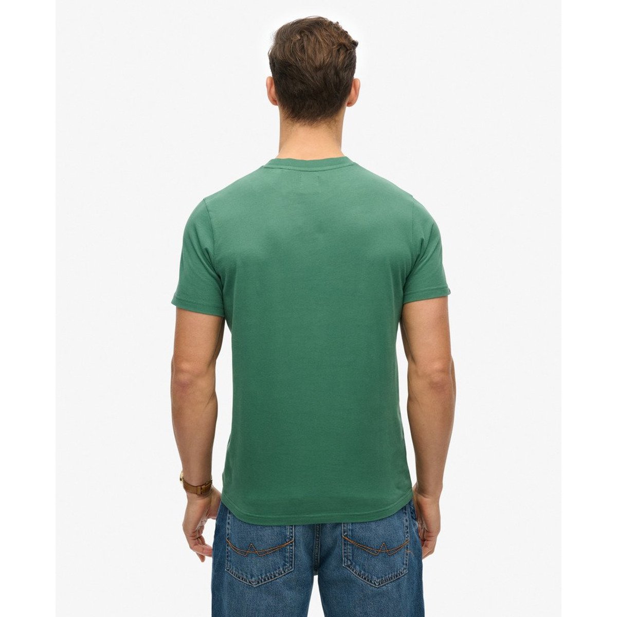 T-shirt Vintage Trade Tab vert pinède, SUPERDRY