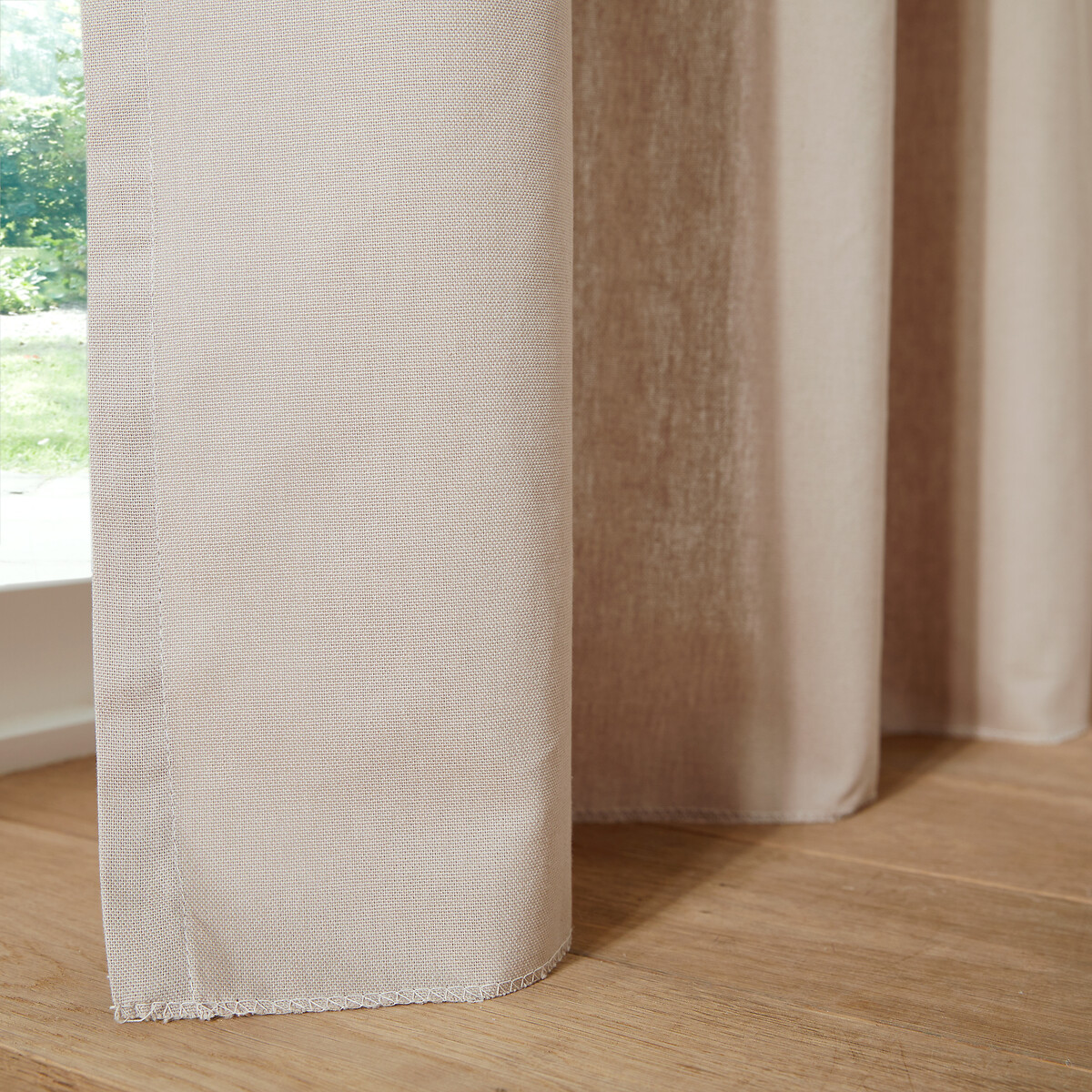 Rideau pur coton finition pattes, Scenario naturel, LA REDOUTE INTERIEURS