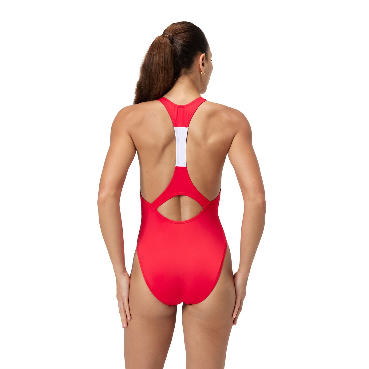 CB Swimsuit red/white, SPEEDO