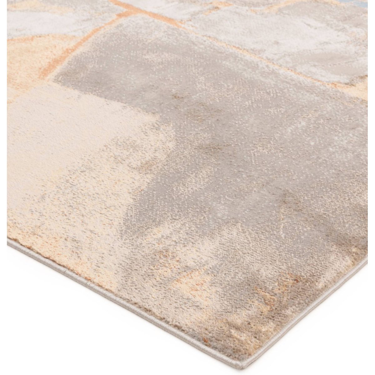 Tapis tissé plat moderne MARBLE beige, NOVATREND