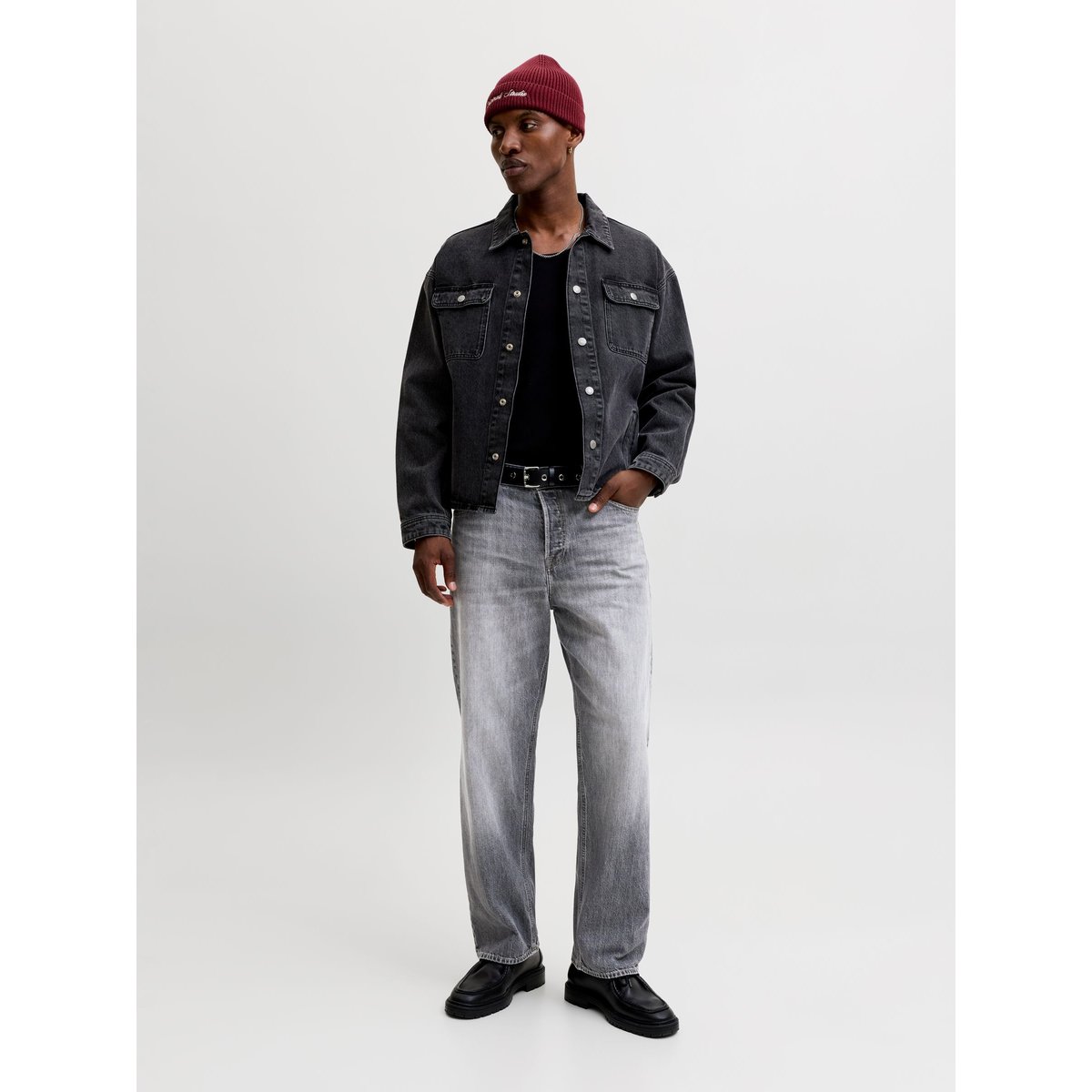 Jean Baggy Fit black denim, JACK & JONES