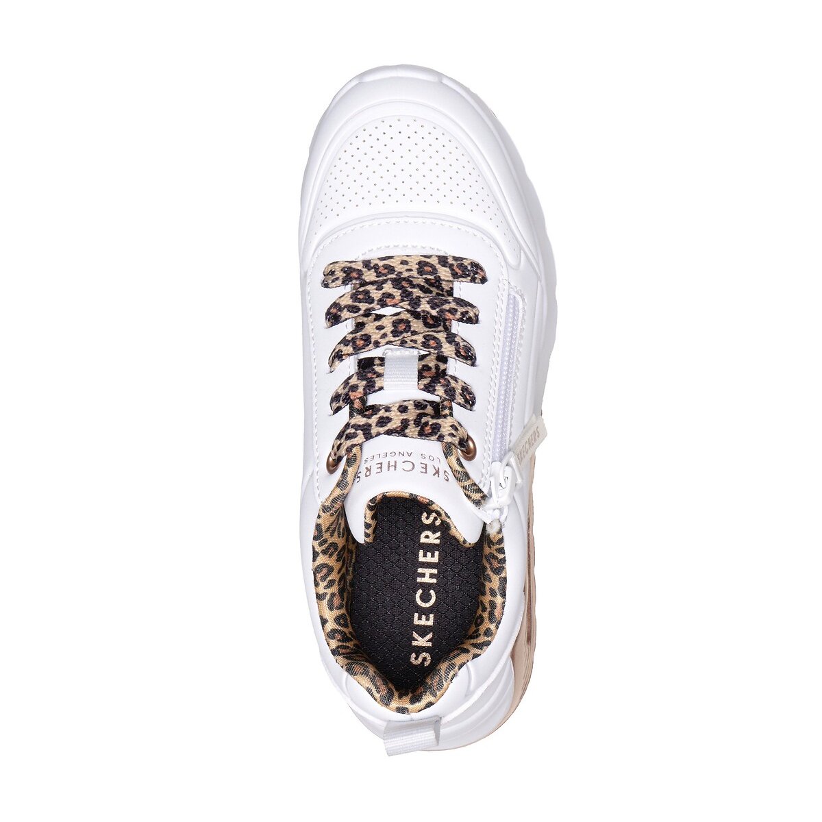 Baskets UNO LITE 2.0 - LEOPARD STRIDE blanc, SKECHERS