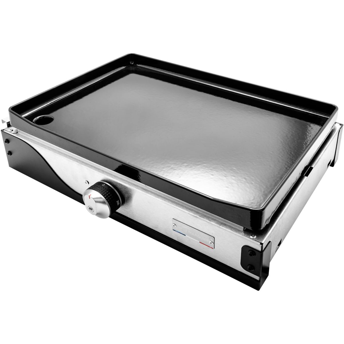 Plancha électrique PLFE150DP noir gris à poser, 50x35 cm noir, LE MARQUIER