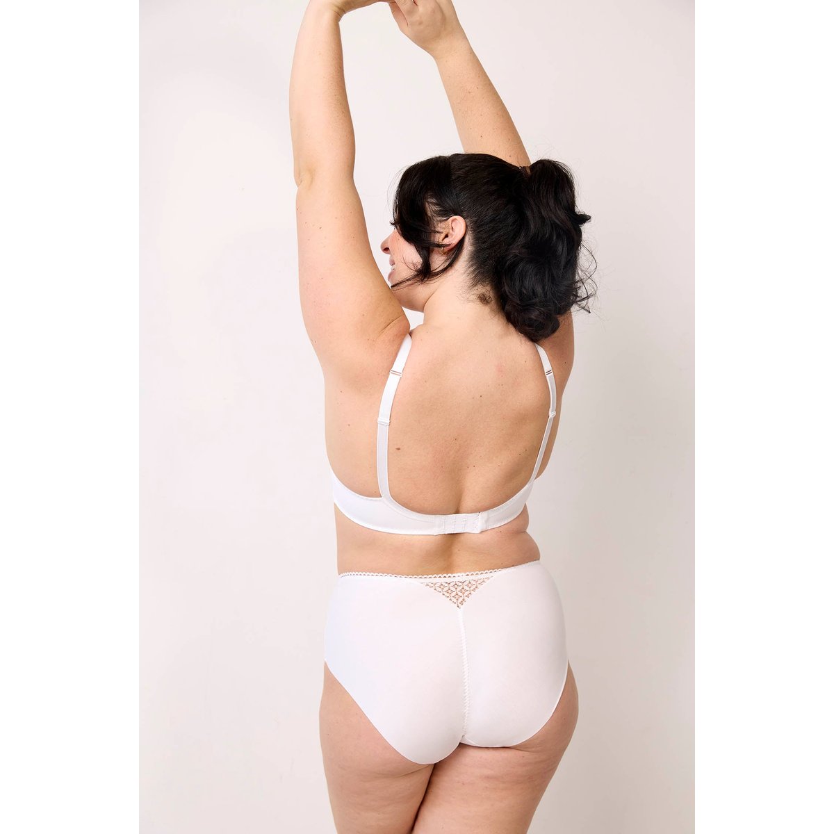 Soutien-gorge corbeille avec armatures en dentelle MEMORIES blanc, MAISON LEJABY