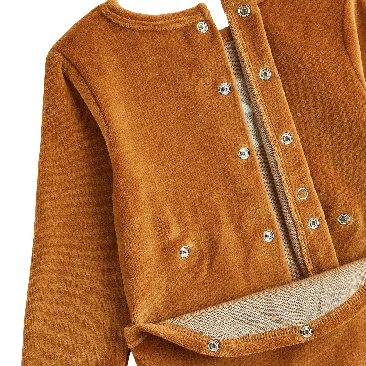 Lot de 2 pyjamas bébé en velours marron, PETIT BEGUIN